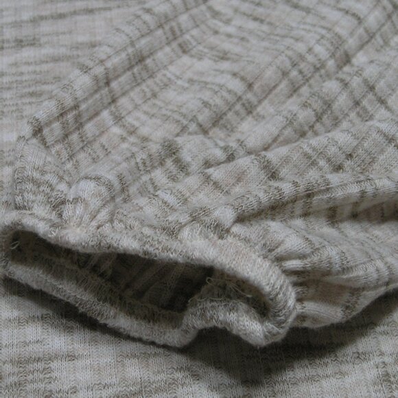 Zac & Rachel Long Sleeve V Neck knit top  size Small shades of cream and tan - Picture 9 of 13